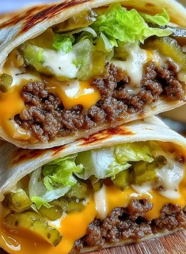 Big Mac wraps served with fresh ingredients and sauces