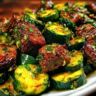 Delicious garlic butter steak bites cooked to perfection in 15 minutes.