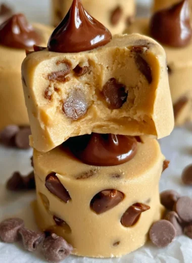 Frozen Greek yogurt peanut butter bites for a healthy snack