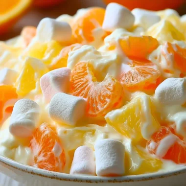 Bowl of colorful Hawaiian fruit salad with tropical ingredients