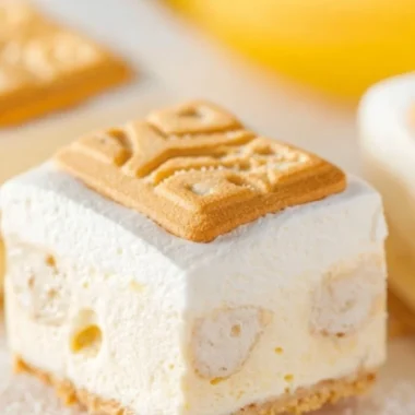 Delicious bowl of homemade banana pudding with fresh banana slices