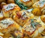 Cod & Potatoes in Rosemary Cream Sauce