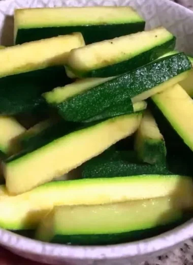 Crispy Keto Zucchini Fries served with a dipping sauce