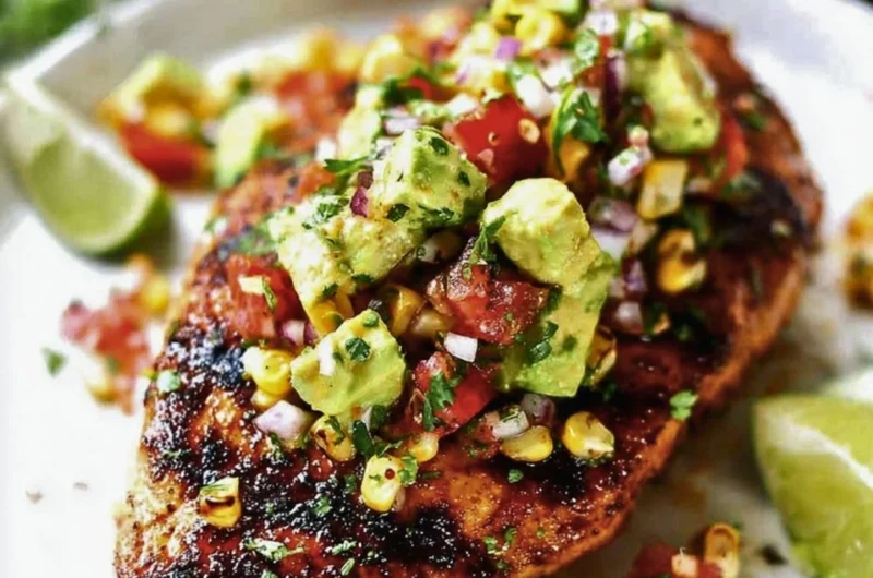 Lime chicken served at a vibrant party setting with fresh ingredients