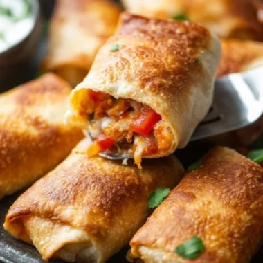 Delicious Chicken Chimichangas with crispy tortillas and flavorful chicken filling