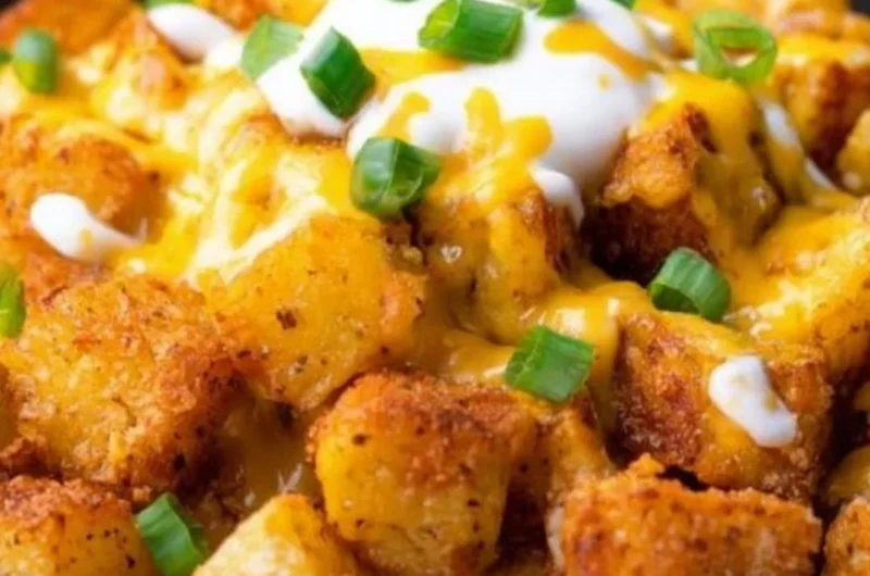 Homemade Taco Bell Potato Bites copycat recipe with crispy texture and cheesy filling.