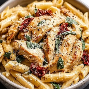 Delicious Marry Me Chicken Pasta dish served elegantly on a plate