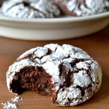 Delicious Chocolate Orange Crinkle Cookies with a rich chocolate and orange flavor