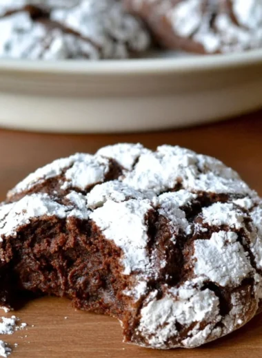 Delicious Chocolate Orange Crinkle Cookies with a rich chocolate and orange flavor