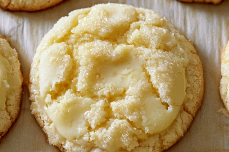 Delicious Kentucky Butter Cake Cookies tempted with sweet glaze