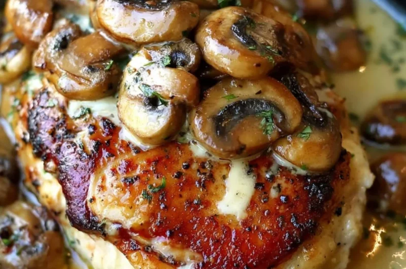 Texas Roadhouse Smothered Chicken served with rich toppings and sides